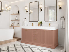Manhattan 72 in. W x 22 in. D Double Sink Bathroom Vanity - photo 2
