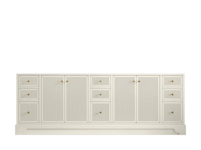 Manhattan 84 in. W x 22 in. D Double Sink Bathroom Vanity - Willow Bath and Vanity