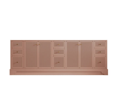 Manhattan 84 in. W x 22 in. D Double Sink Bathroom Vanity - Willow Bath and Vanity