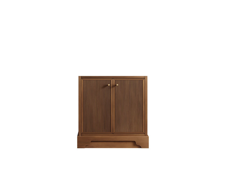 Manhattan Teak Wood 30 in. W x 22 in. D Single Sink Bathroom Vanity - photo 6