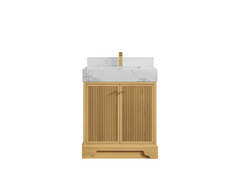 Manhattan White Oak 30 in. W x 22 in. D Single Sink Bathroom Vanity - photo 10