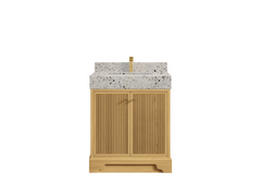 Manhattan White Oak 30 in. W x 22 in. D Single Sink Bathroom Vanity - photo 13