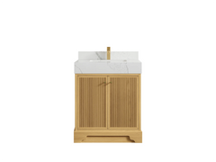 Manhattan White Oak 30 in. W x 22 in. D Single Sink Bathroom Vanity - photo 9