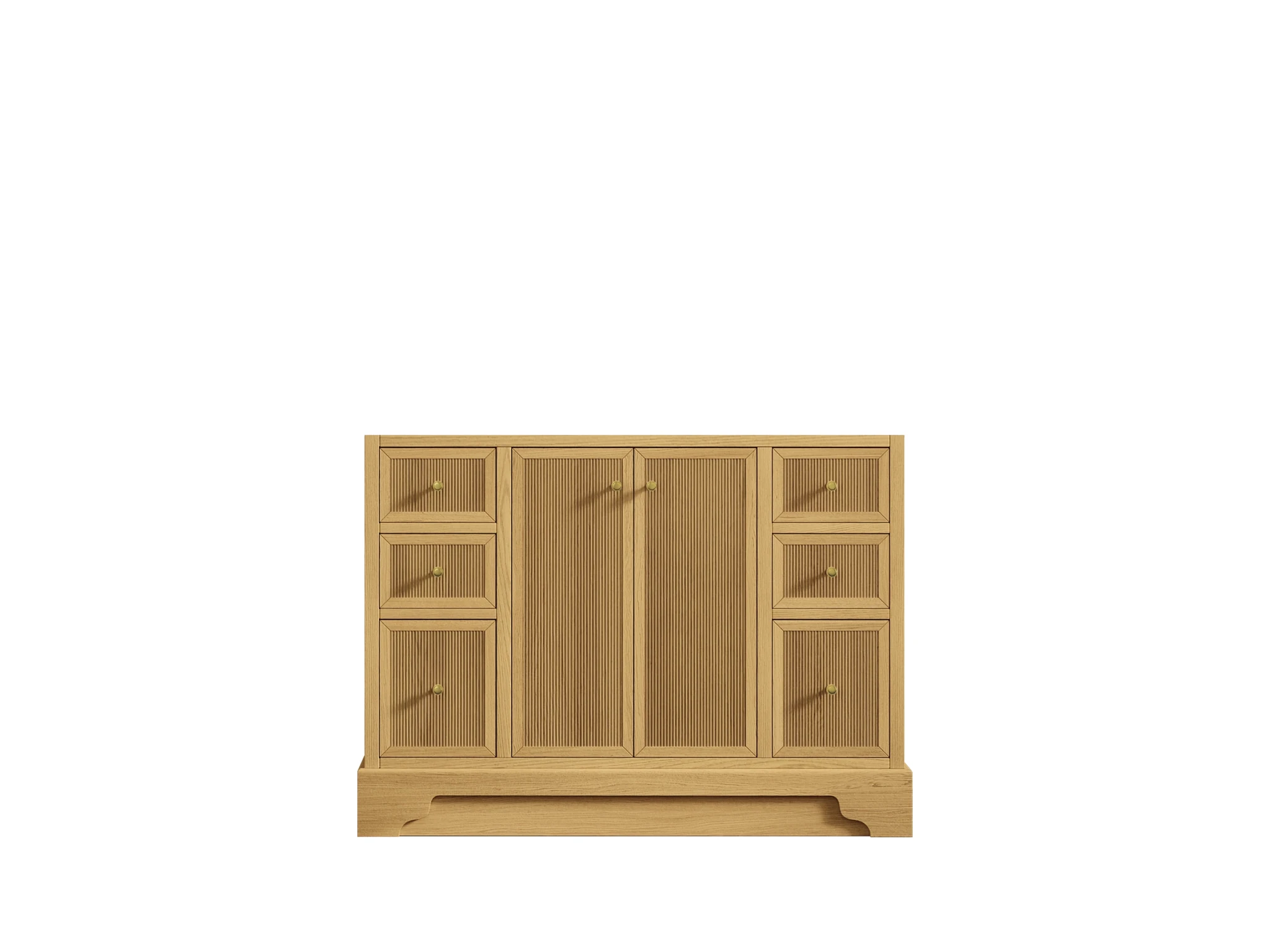 Manhattan White Oak 42 in. W x 22 in. D Single Sink Bathroom Vanity - Willow Bath and Vanity