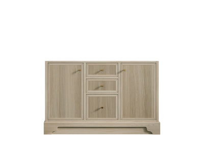 Manhattan White Oak 48 in. W x 22 in. D Double Sink Bathroom Vanity - Willow Bath and Vanity