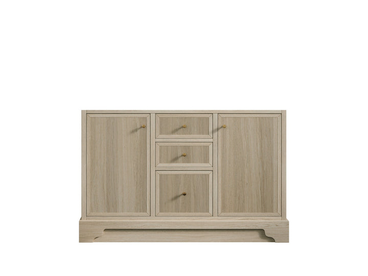 Manhattan White Oak 48 in. W x 22 in. D Double Sink Bathroom Vanity - photo 6