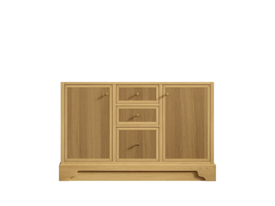 Manhattan White Oak 48 in. W x 22 in. D Double Sink Bathroom Vanity - Willow Bath and Vanity