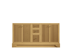 Manhattan White Oak 60 in. W x 22 in. D Double Sink Bathroom Vanity - photo 6