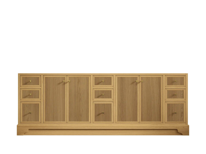 Manhattan White Oak 84 in. W x 22 in. D Double Sink Bathroom Vanity - photo 6