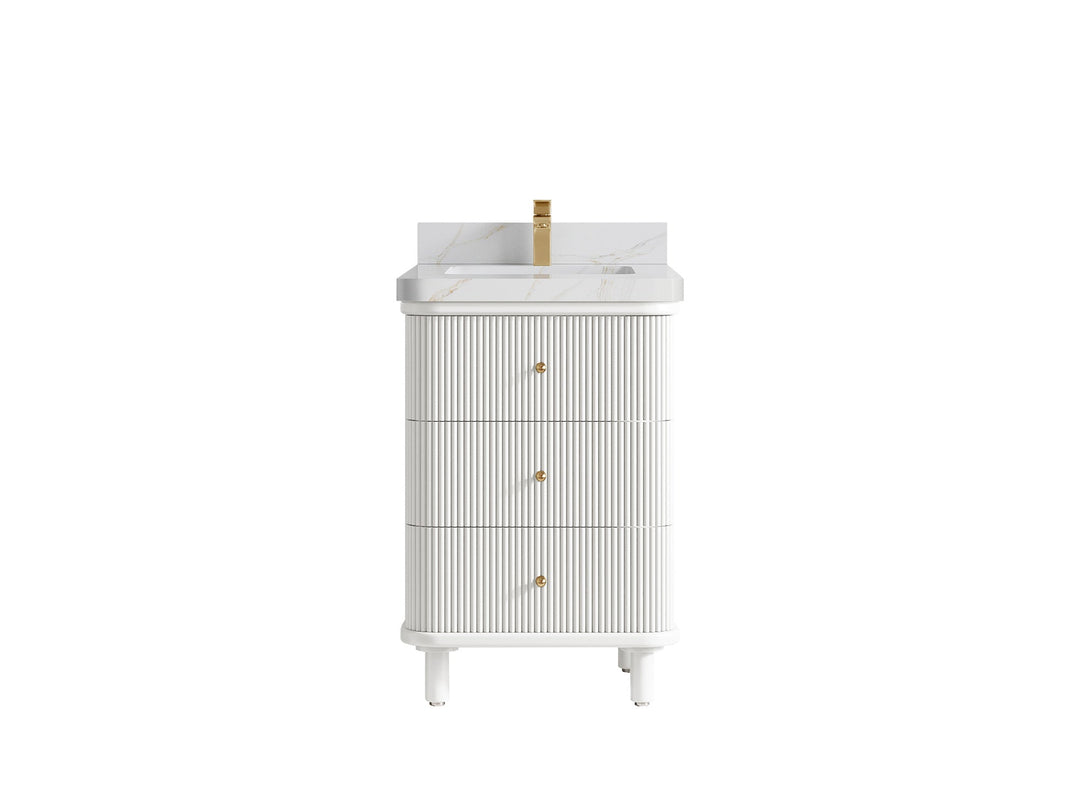 Miami 24 in. W x 22 in. D Single Sink Bathroom Vanity - Willow Bath and Vanity