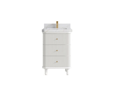Miami 24 in. W x 22 in. D Single Sink Bathroom Vanity - Willow Bath and Vanity
