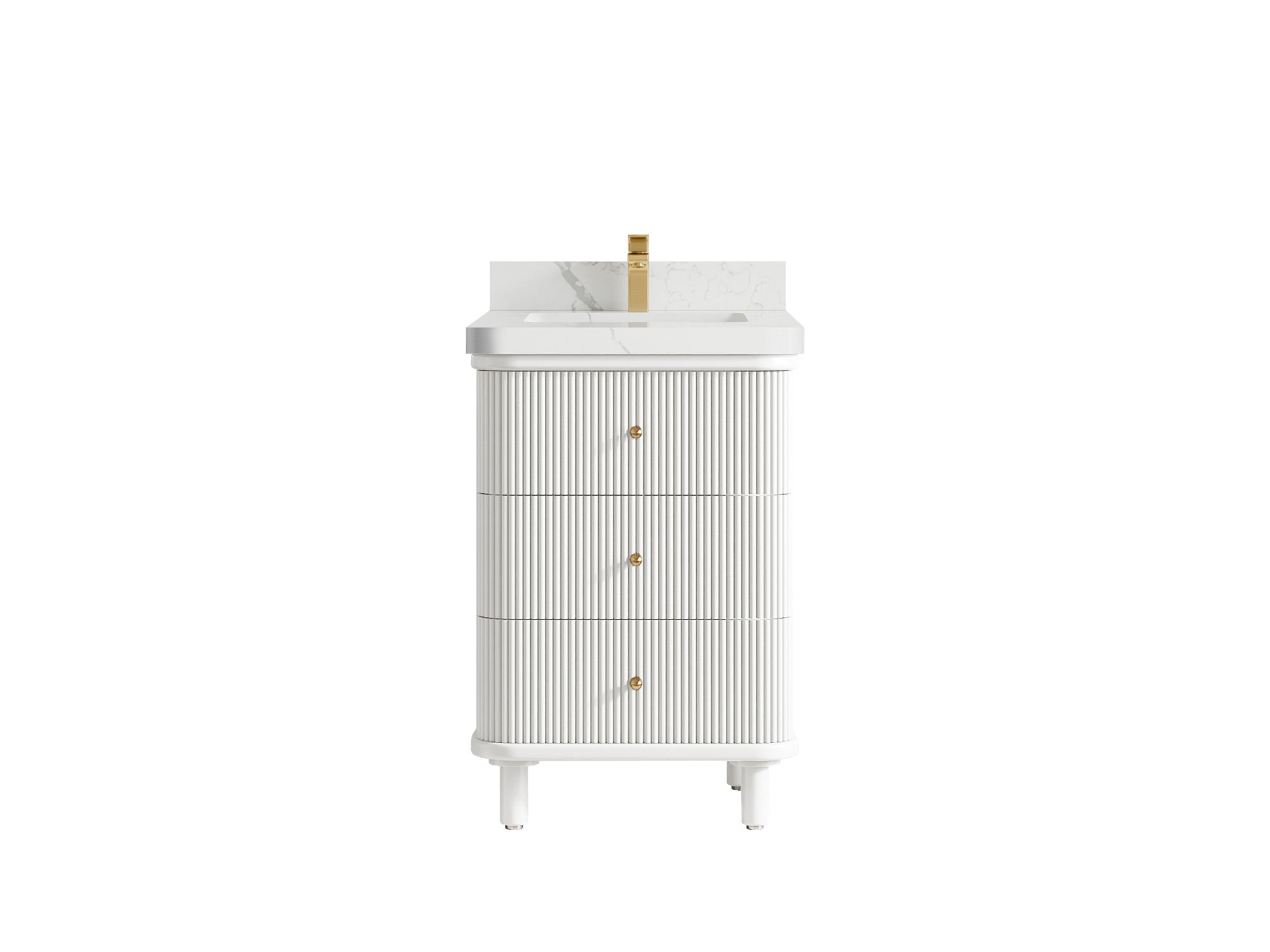 Miami 24 in. W x 22 in. D Single Sink Bathroom Vanity - Willow Bath and Vanity