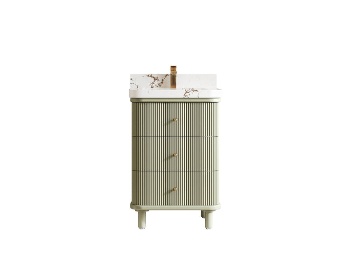Miami 24 in. W x 22 in. D Single Sink Bathroom Vanity - photo 1