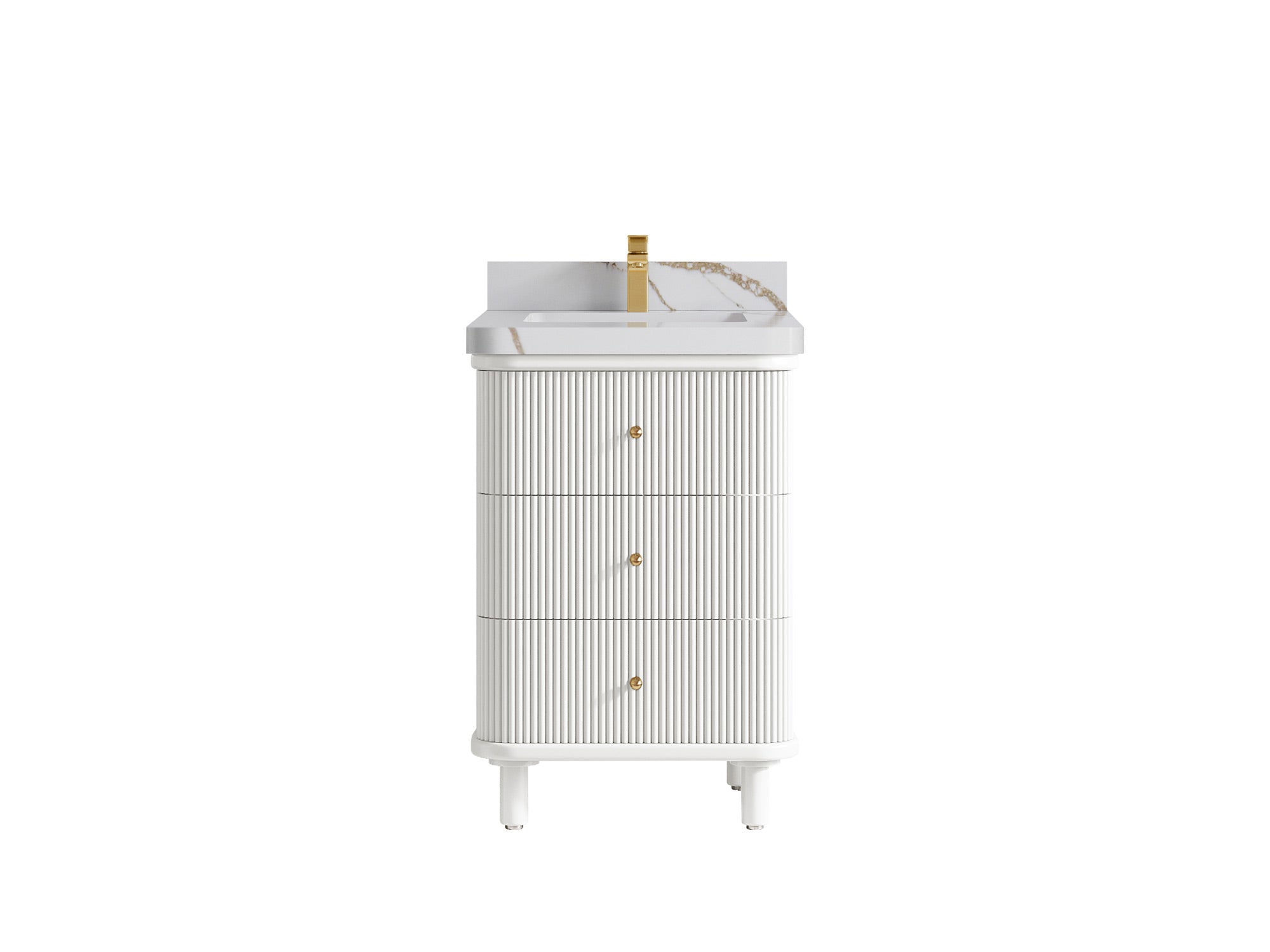 Miami 24 in. W x 22 in. D Single Sink Bathroom Vanity - Willow Bath and Vanity