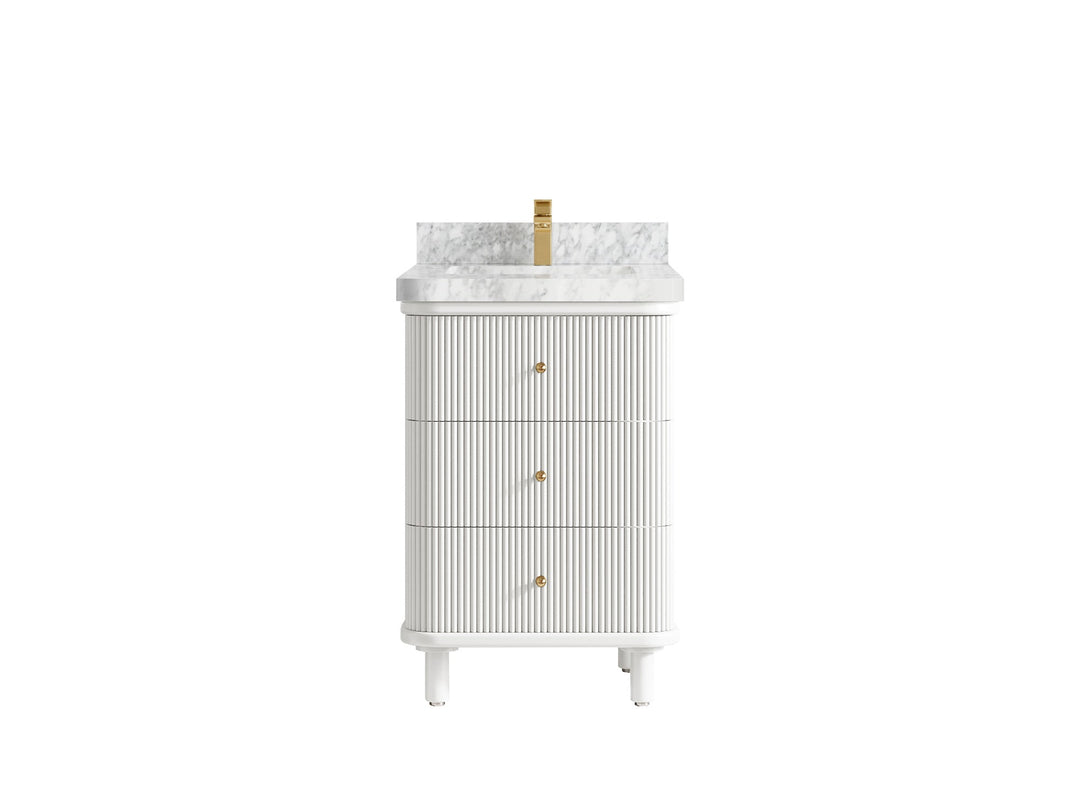 Miami 24 in. W x 22 in. D Single Sink Bathroom Vanity - Willow Bath and Vanity
