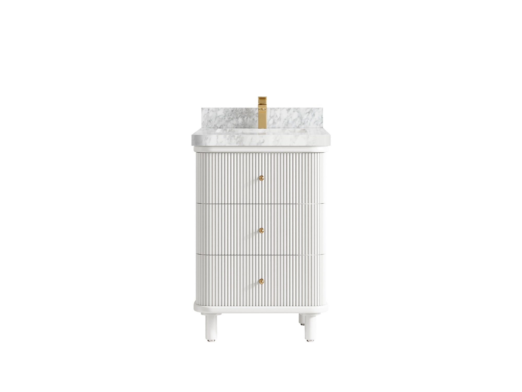 Miami 24 in. W x 22 in. D Single Sink Bathroom Vanity - Willow Bath and Vanity