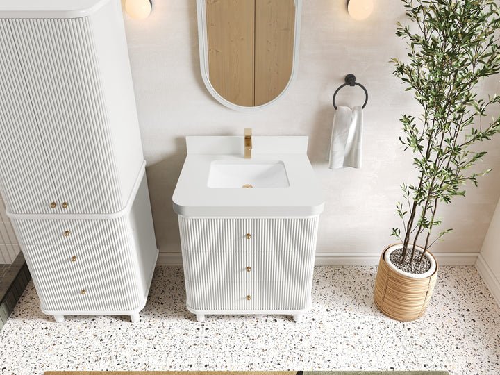 Miami 30 in. W x 22 in. D Single Sink Bathroom Vanity - photo 18