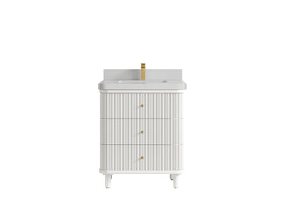 Miami 30 in. W x 22 in. D Single Sink Bathroom Vanity - Willow Bath and Vanity