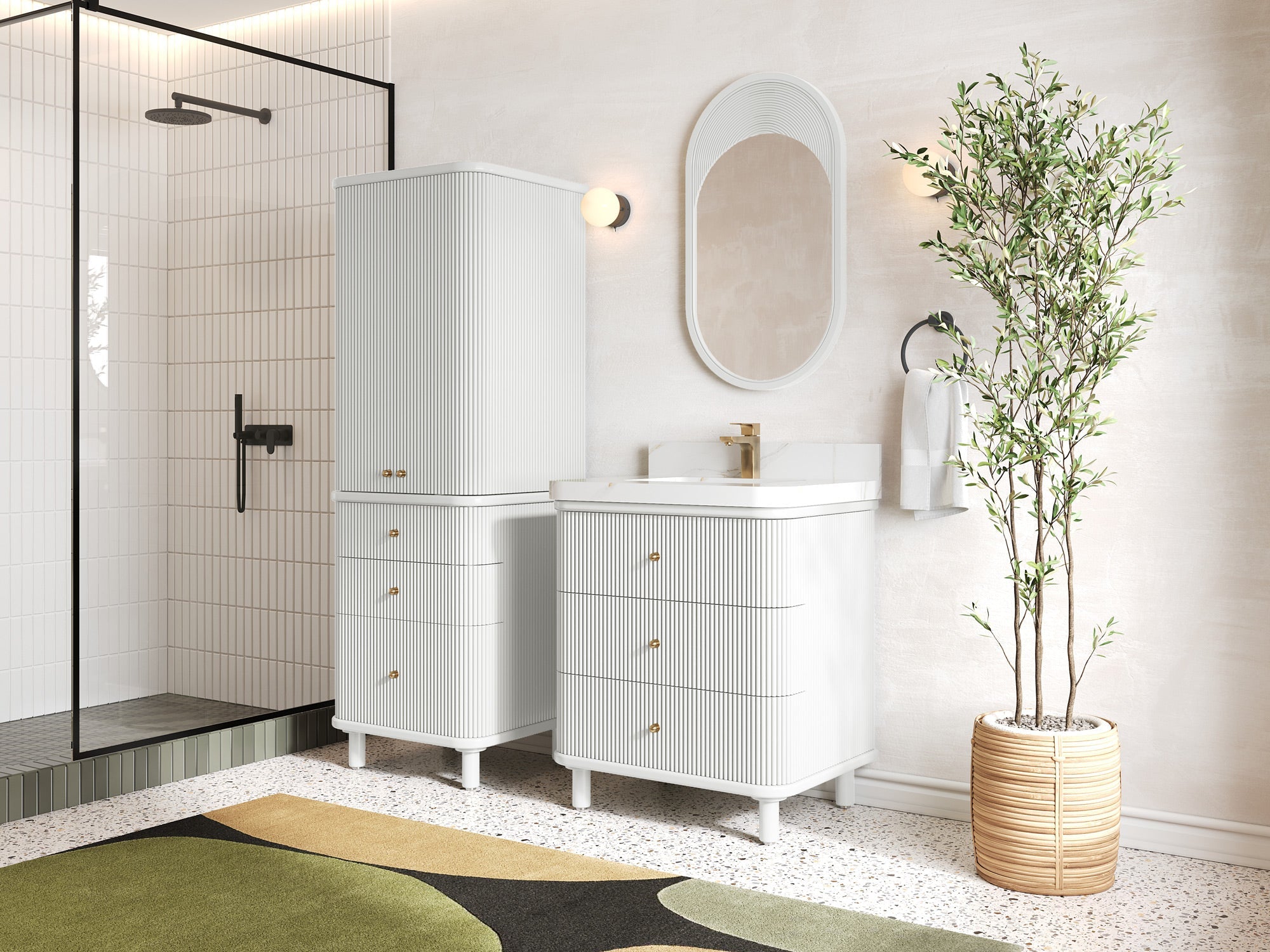 Miami 30 in. W x 22 in. D Single Sink Bathroom Vanity - Willow Bath and Vanity