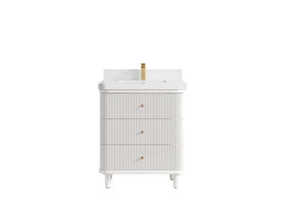 Miami 30 in. W x 22 in. D Single Sink Bathroom Vanity - Willow Bath and Vanity