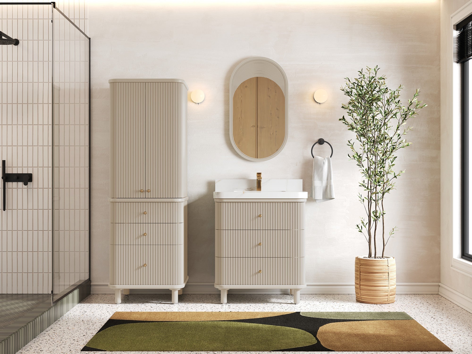 Miami 30 in. W x 22 in. D Single Sink Bathroom Vanity - Willow Bath and Vanity