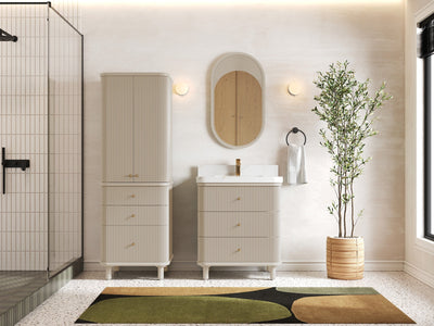 Miami 30 in. W x 22 in. D Single Sink Bathroom Vanity - Willow Bath and Vanity