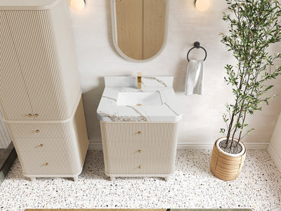 Miami 30 in. W x 22 in. D Single Sink Bathroom Vanity - Willow Bath and Vanity