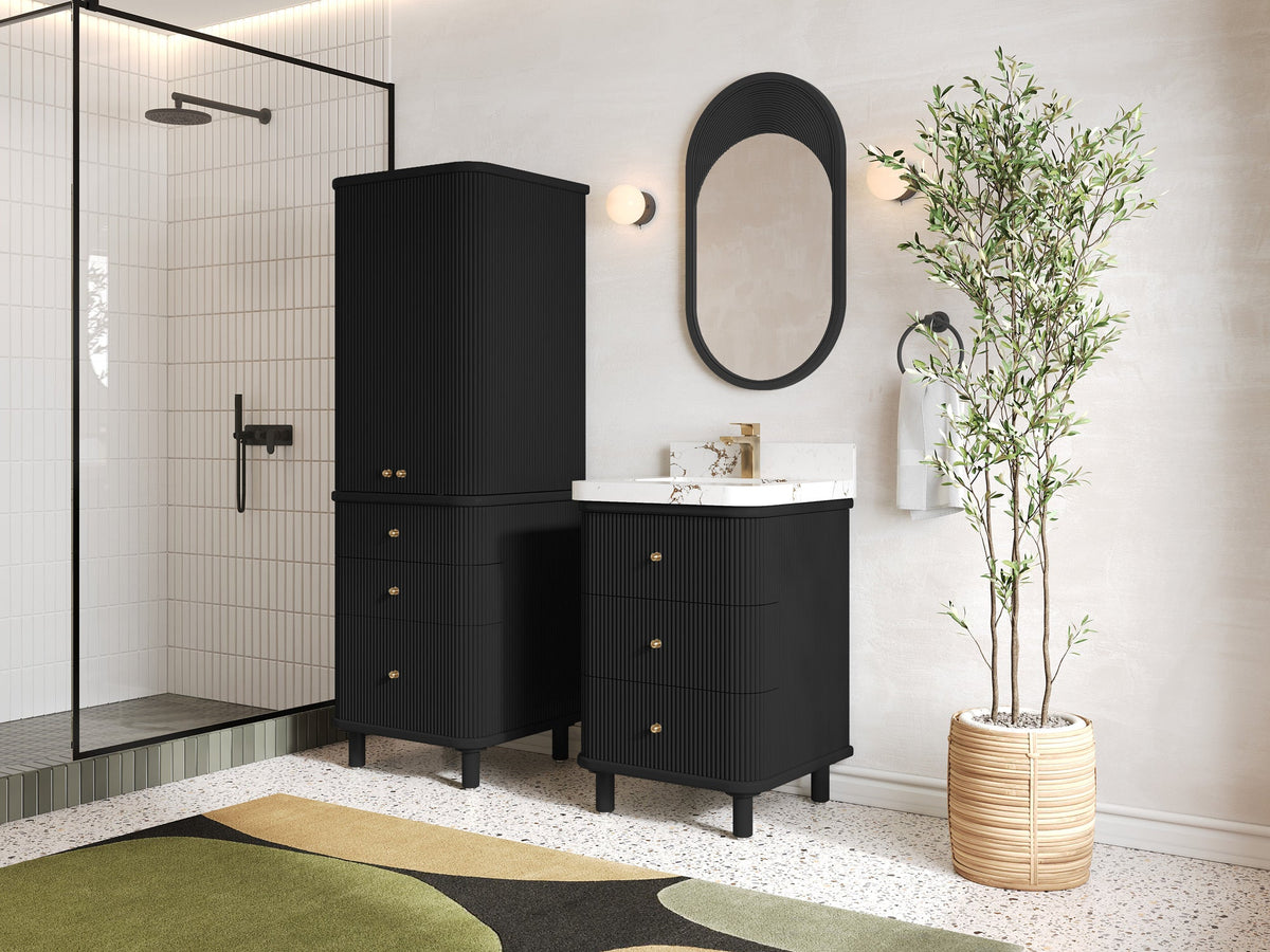 Miami 30 in. W x 22 in. D Single Sink Bathroom Vanity - Willow Bath and Vanity