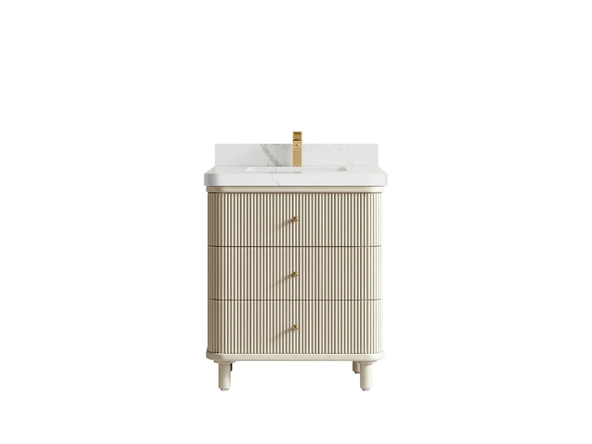 Miami 30 in. W x 22 in. D Single Sink Bathroom Vanity - Willow Bath and Vanity