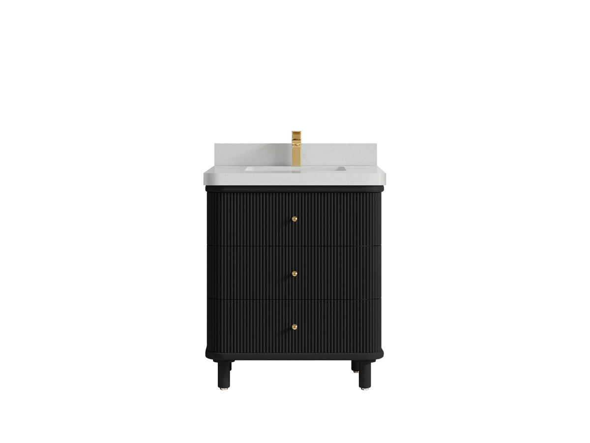 Miami 30 in. W x 22 in. D Single Sink Bathroom Vanity - Willow Bath and Vanity