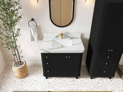 Miami 36 in. W x 22 in. D Center Sink Bathroom Vanity - photo 19