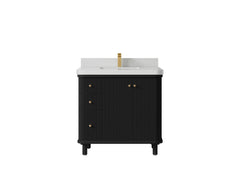 Miami 36 in. W x 22 in. D Center Sink Bathroom Vanity - photo 14