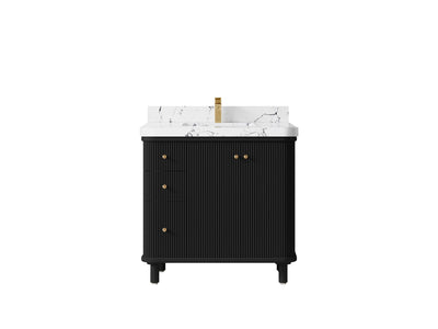 Miami 36 in. W x 22 in. D Center Sink Bathroom Vanity - Willow Bath and Vanity