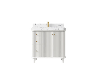 Miami 36 in. W x 22 in. D Center Sink Bathroom Vanity - Willow Bath and Vanity