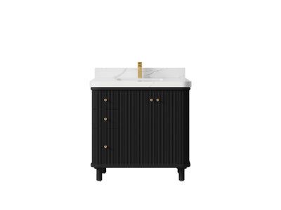 Miami 36 in. W x 22 in. D Center Sink Bathroom Vanity - Willow Bath and Vanity