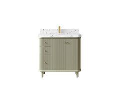 Miami 36 in. W x 22 in. D Center Sink Bathroom Vanity - photo 1