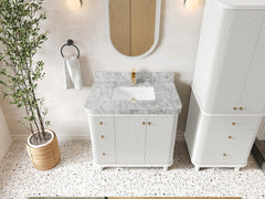 Miami 36 in. W x 22 in. D Center Sink Bathroom Vanity - photo 11