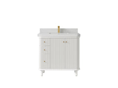 Miami 36 in. W x 22 in. D Center Sink Bathroom Vanity - photo 14
