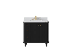 Miami 36 in. W x 22 in. D Center Sink Bathroom Vanity - photo 20