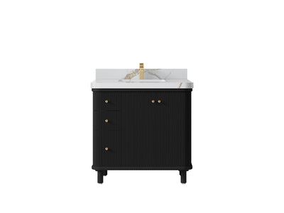 Miami 36 in. W x 22 in. D Center Sink Bathroom Vanity - Willow Bath and Vanity