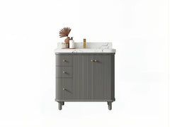Miami 36 in. W x 22 in. D Center Sink Bathroom Vanity - photo 1