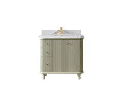 Miami 36 in. W x 22 in. D Center Sink Bathroom Vanity - photo 20
