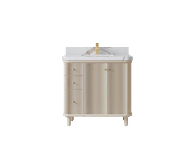 Miami 36 in. W x 22 in. D Center Sink Bathroom Vanity - Willow Bath and Vanity