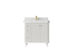 Miami 36 in. W x 22 in. D Center Sink Bathroom Vanity - photo 10