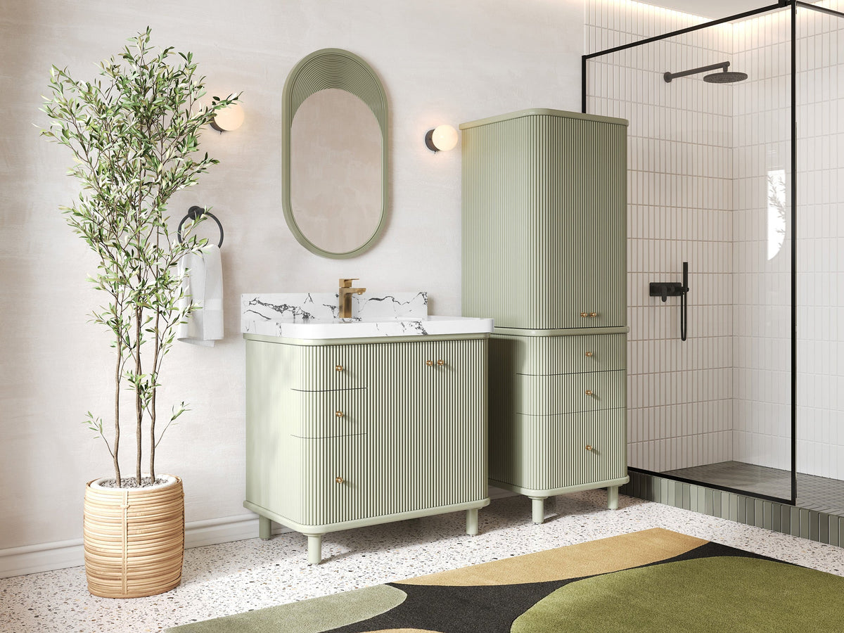 Miami 36 in. W x 22 in. D Center Sink Bathroom Vanity - Willow Bath and Vanity