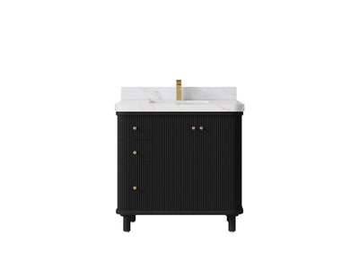Miami 36 in. W x 22 in. D Center Sink Bathroom Vanity - Willow Bath and Vanity