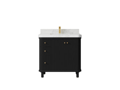 Miami 36 in. W x 22 in. D Center Sink Bathroom Vanity - Willow Bath and Vanity