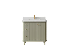 Miami 36 in. W x 22 in. D Center Sink Bathroom Vanity - photo 14