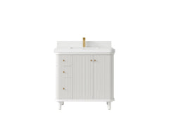 Miami 36 in. W x 22 in. D Center Sink Bathroom Vanity - photo 18