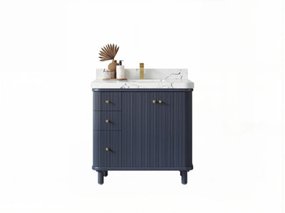 Miami 36 in. W x 22 in. D Center Sink Bathroom Vanity - Willow Bath and Vanity